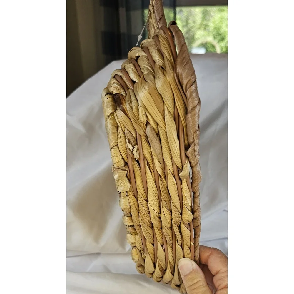 Woven Serving Basket Unique Diamond Shape